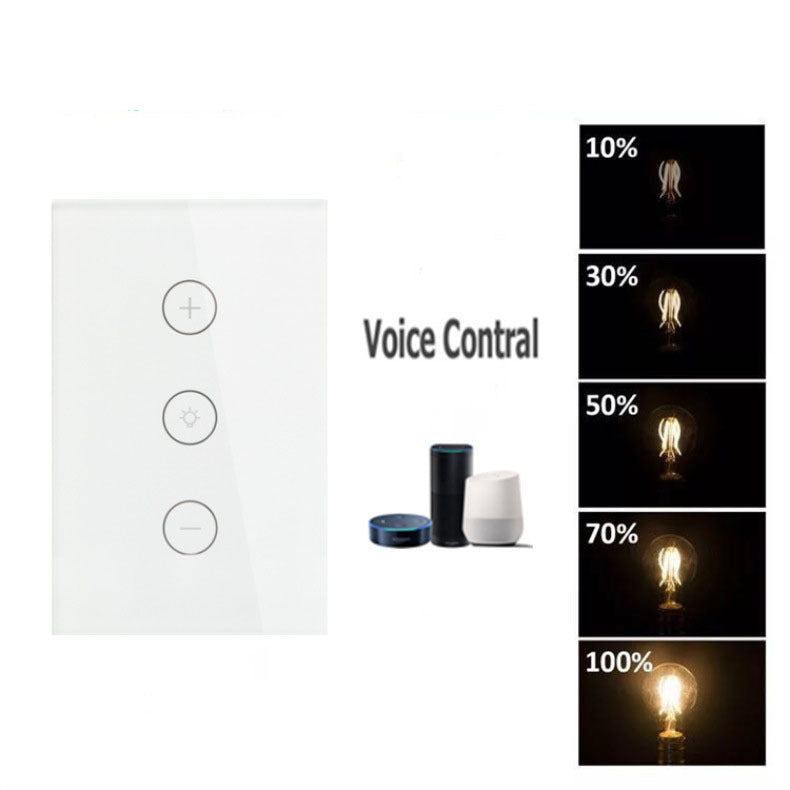 Manufacturers Supply Smart Dimmer  120 Type Wifi Touch  Alexa Stepless Dimming Remote Control