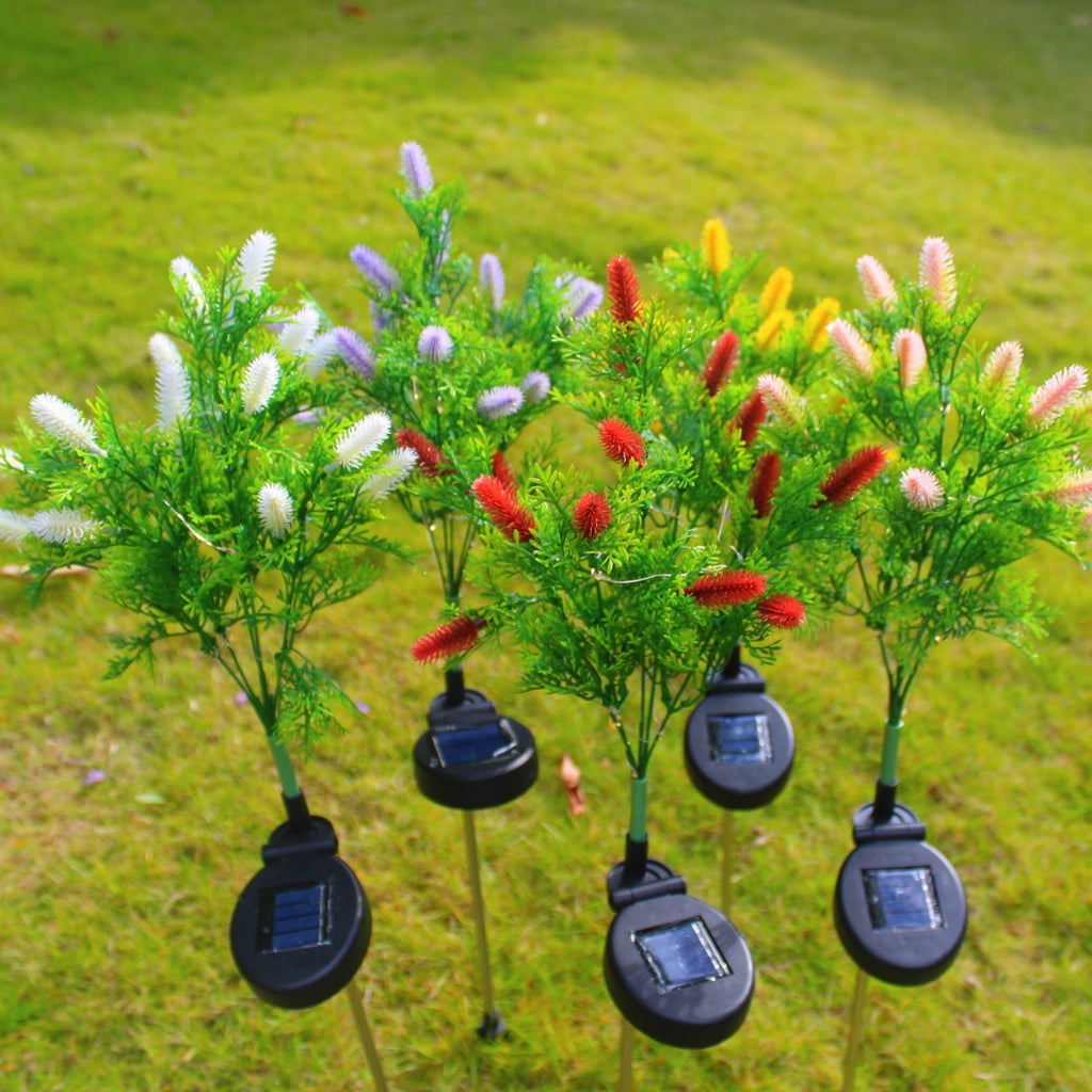 Led Solar Christmas Tree Ground Lamp