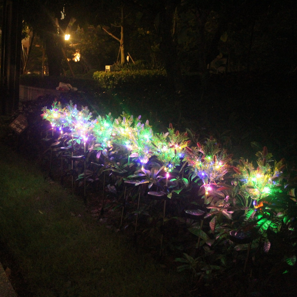 Led Solar Christmas Tree Ground Lamp