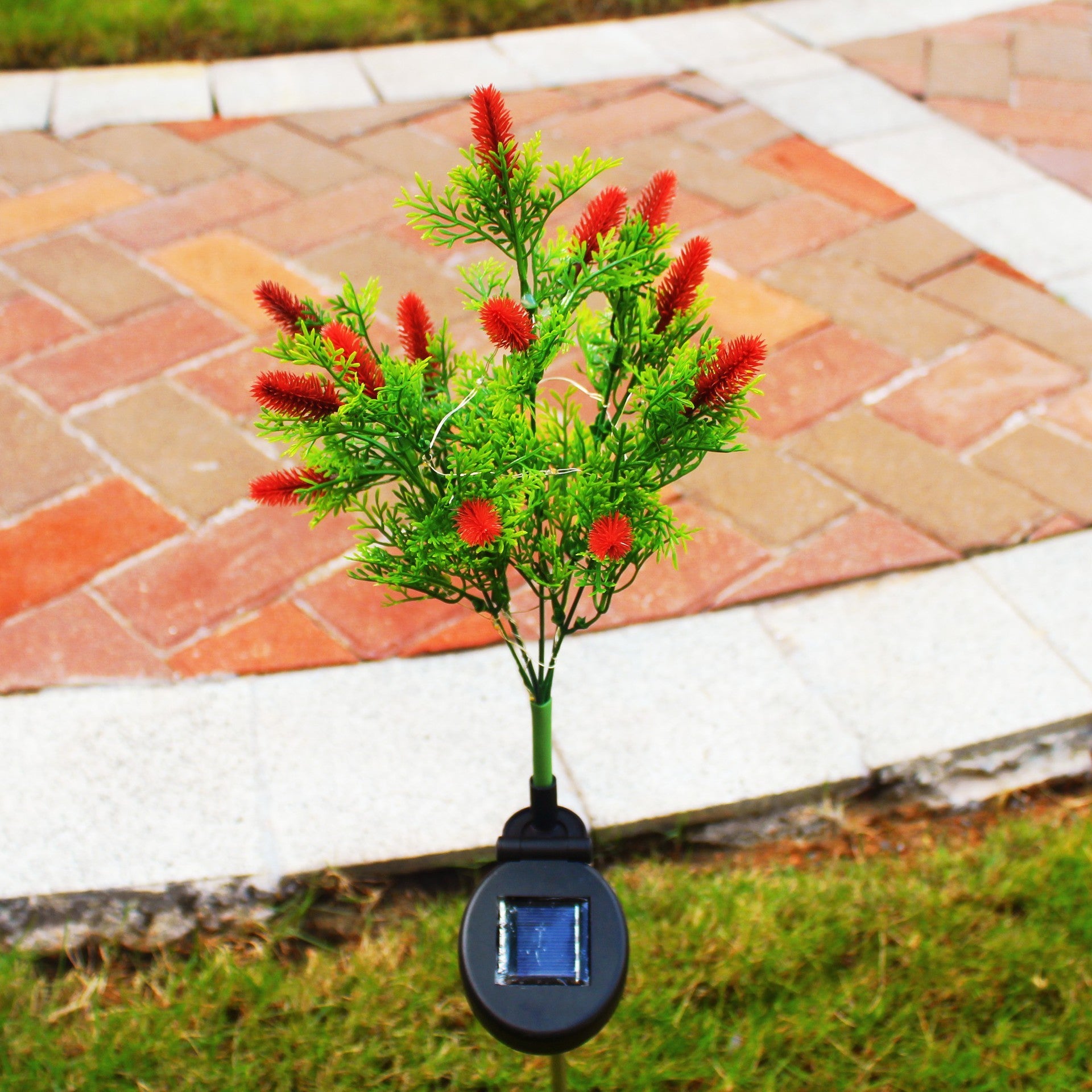 Led Solar Christmas Tree Ground Lamp