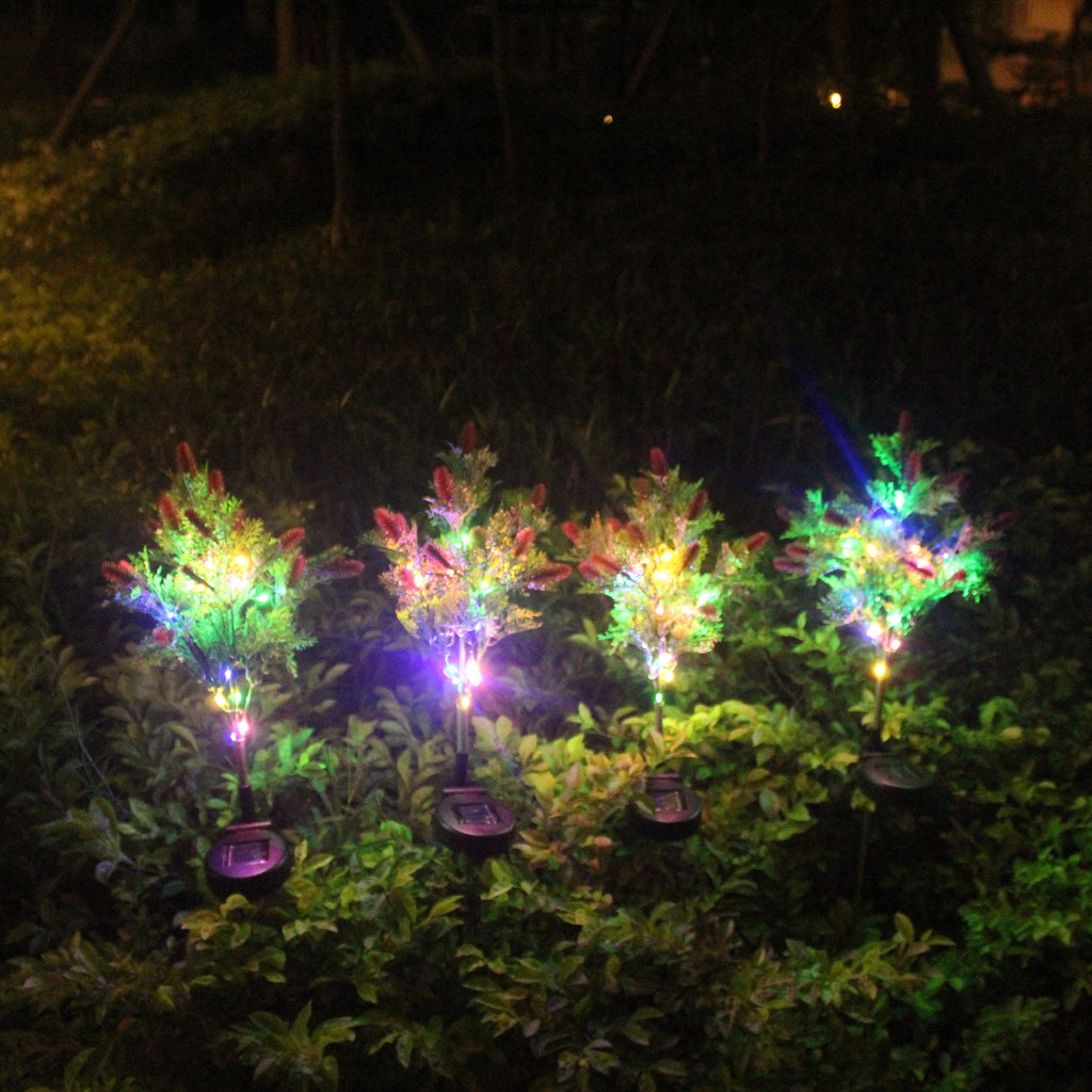 Led Solar Christmas Tree Ground Lamp