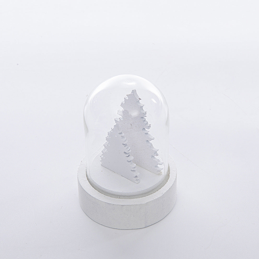 Luminous Wooden Christmas House Ornament